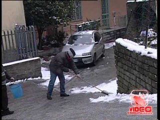 Napoli - Maltempo, neve ai Camaldoli