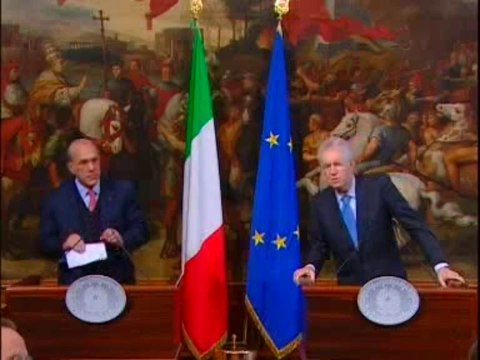 Roma - Incontro Monti - Gurria