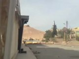 فري برس   حمص تدمر تمركز الدبابات في محيط فرع الامن العسكري 6 2 2012