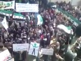 فري برس   ادلب بلدة حاس المحتلة مظاهرة نصرة لحمص 6 2 2012