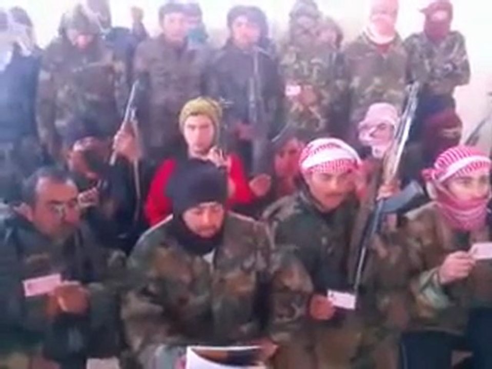 فري برس   ادلب انشقاق عدد كبير وانضمامهم للجيش السوري الحر 5 2 2012