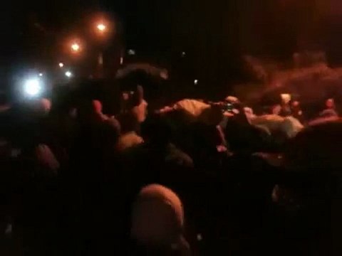 فري برس مظاهرة تشييع الشهيد محمود الحلبي دمشق جوبر 5 2 2012 ج2