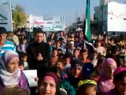 فري برس ريف حماه الغربي مظاهرة قرية حيالين 5 2 2012
