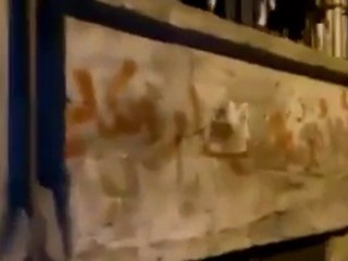 فري برس   الرجل البخاخ في حارات الميدان نصرة لحمص 5 2 2012