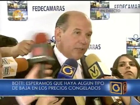 Fedecámaras pide que el gobierno se pronuncie pronto sobre la fijación de precios