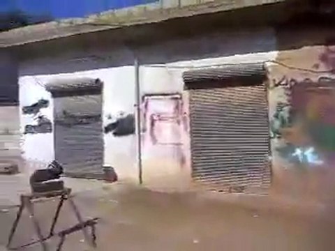 فري برس اضراب في كفرنبودة بريف حماة ‏حدادا على مجزرة حمص 05 02 2012