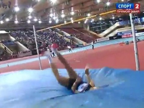 Андрей Сильнов прыжок на 2.36 - Русская зима 2012 - Международный турнир - MIR-LA.com