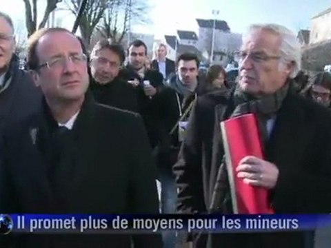 Un peu plus d'effectifs, un peu plus d'établissements pour mineurs délinquants, et une présence dans les quartiers , explique François Hollande