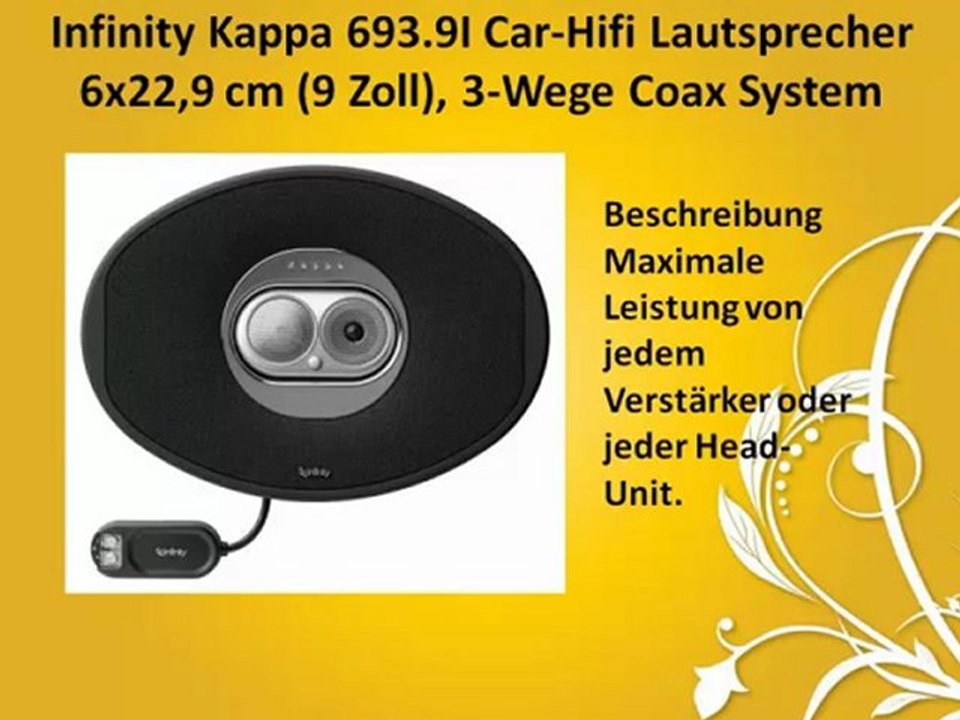 TOP 10 Infinity Lautsprecher zu kaufen