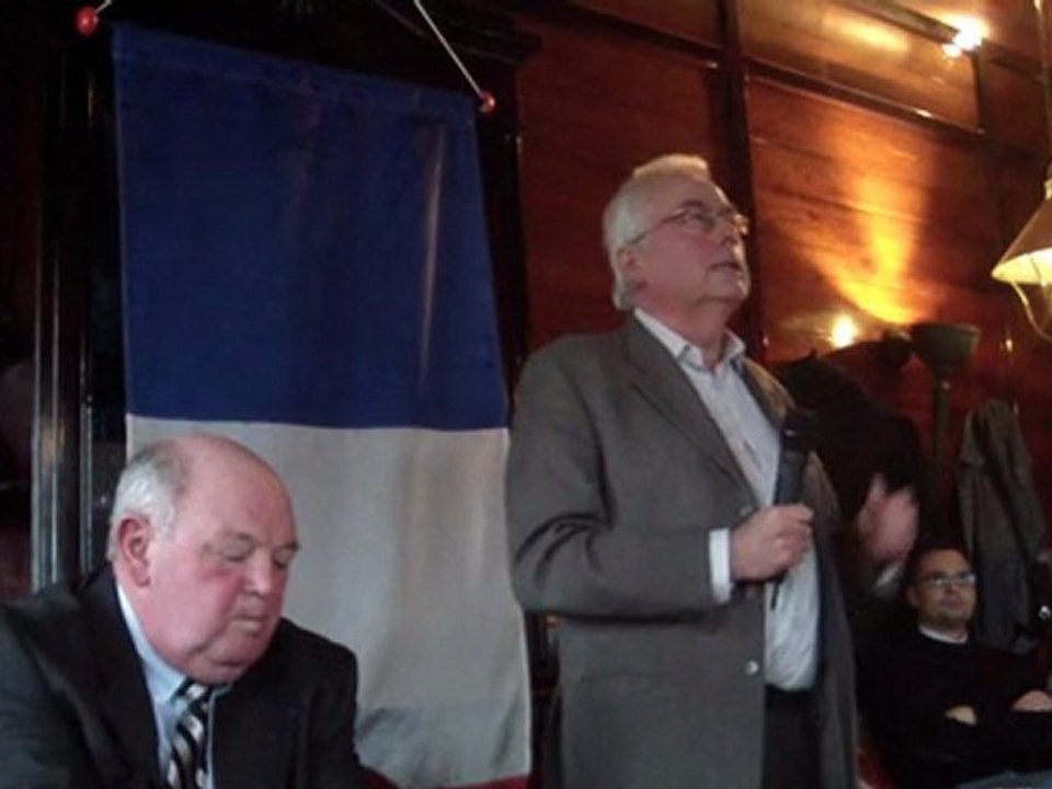 Intervention de M. Renaud dutheil de la Rochère devant les militants du 92 Sud. 1/2