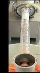 Lancement d'un cycle mélange 2 poudres - 1 liquide