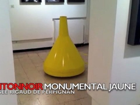 MA2F - ENTONNOIR MONUMENTAL JAUNE