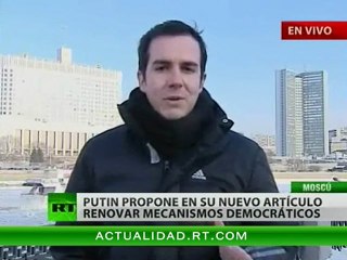 (VIDEO) Putin  La democracia funciona si la gente está lista para invertir en ella – RT