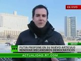 (VIDEO) Putin  La democracia funciona si la gente está lista para invertir en ella – RT