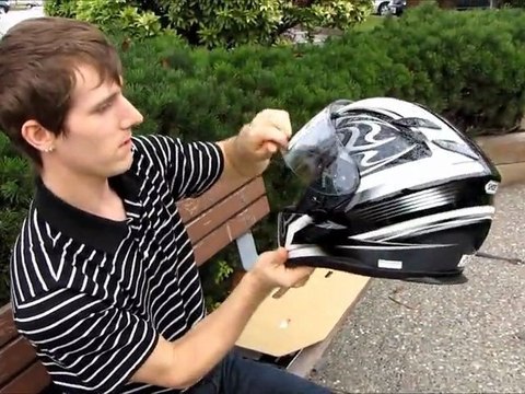 Shoei RF-1100 Monolith Motorcycle Helmet Unboxing & First Look Linus Tech Tips