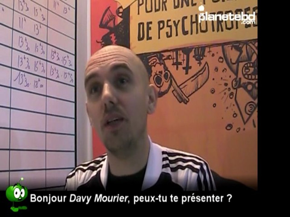 Davy Mourier en interview pour PlaneteBD.com
