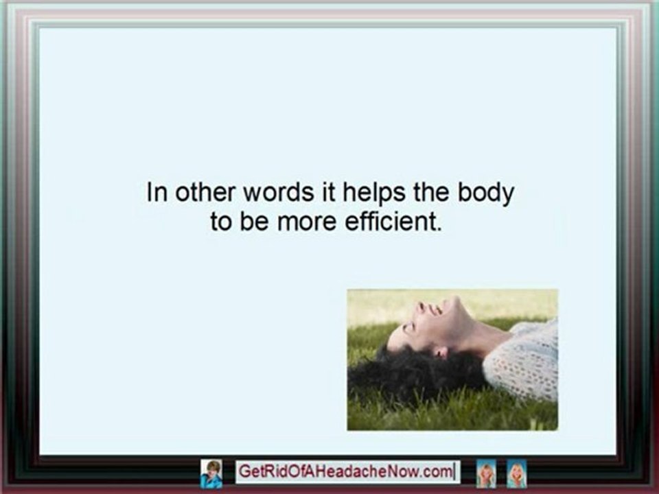 Get Rid Headache Breathe Deeply