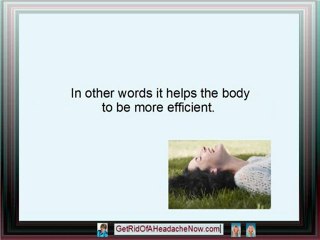 Get Rid Headache Breathe Deeply