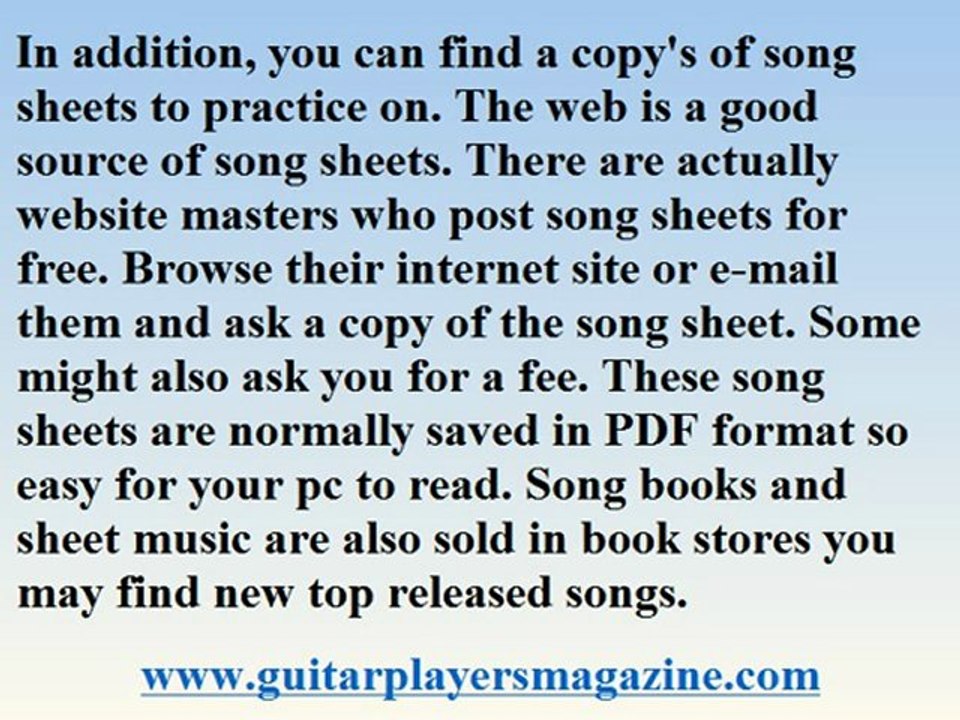 How To Play Your Favorite Song On Guitar