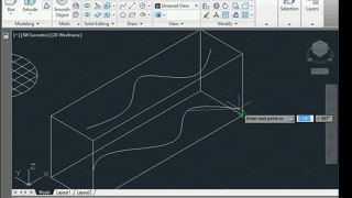 AutoCad 2012 3D tutorial:  Create Surfaces