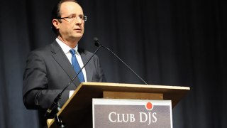 François Hollande au Club DJS : Discours sur la Justice