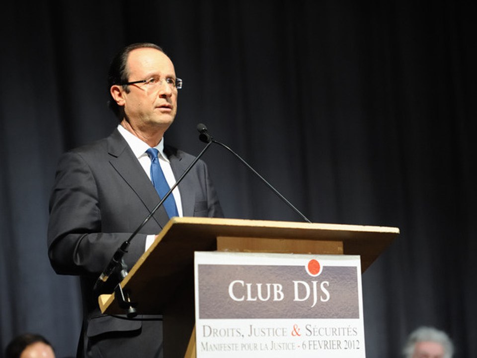 François Hollande au Club DJS : Discours sur la Justice