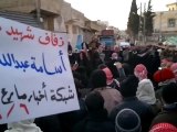 فري برس   مارع   حلب  تشييع الشهيد اسامة عبد الله الخطيب 6 2 2012 ج2
