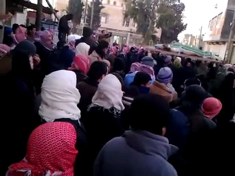 فري برس   مارع   حلب  تشييع الشهيد اسامة عبد الله الخطيب 6 2 2012 ج1