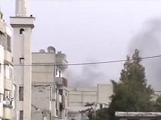 فري برس   كرم الزيتون اعمدة الدخان تتعالى في السماء 6 2 2012