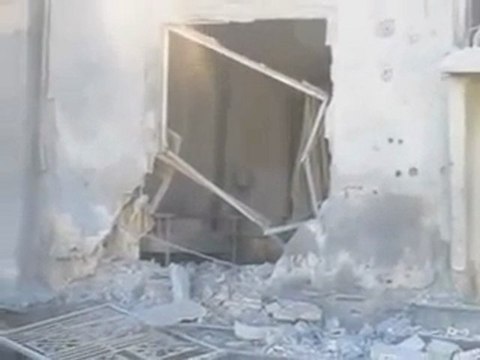 فري برس حمص اثار الدمار باباعمرو 5 2 2012
