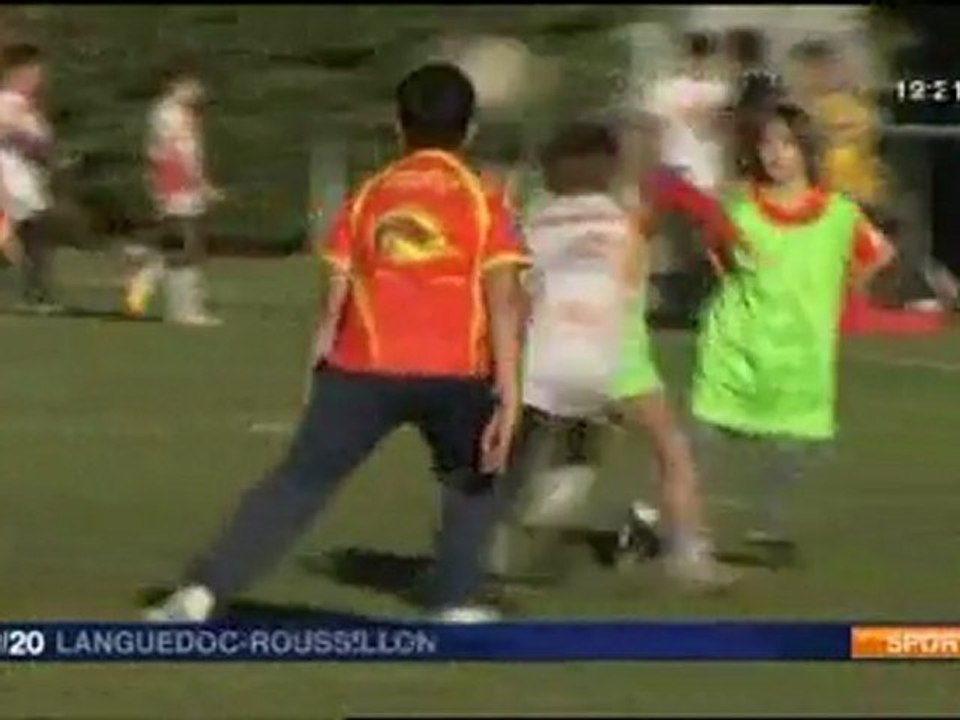 Infos France3  5-2-2012  Reportage Dragons et école de rugby