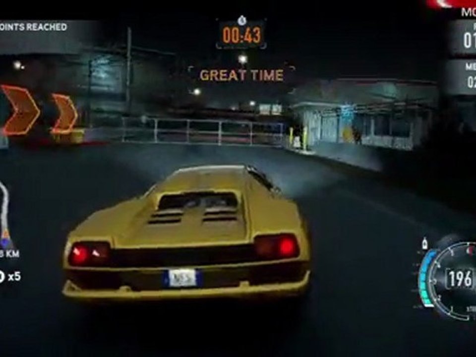 Need for Speed: The Run PS3 - Lamborghini Diablo SV Gameplay