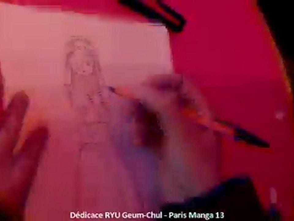 Dédicace RYU Geum-Chul - Auteur de Ares chez Booken à Paris Manga 13