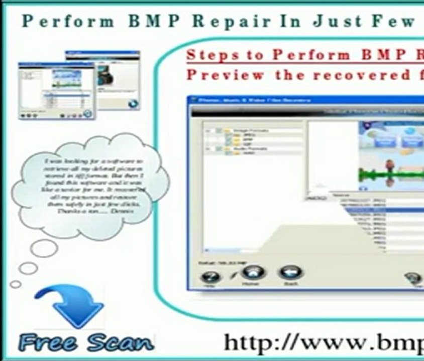 BMP Repair: Recovers BMP Files In A Smooth Way