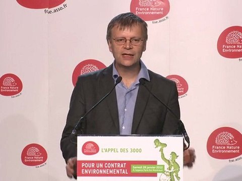 L'Appel des 3000 - discours de clôture de Bruno Genty avec Claudine Joly et Maurice Wintz