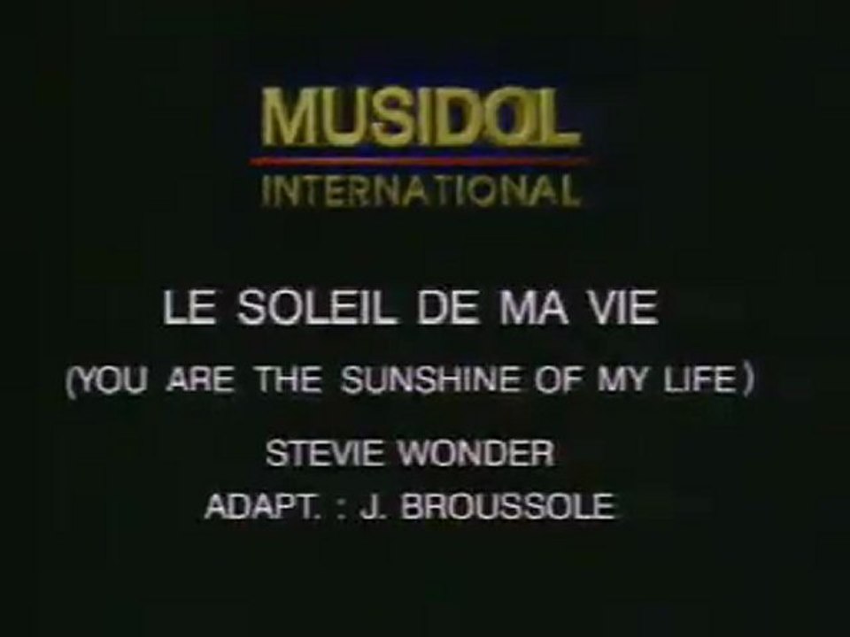 Distel & Brigitte Bardot - Le soleil de ma vie - karaoke
