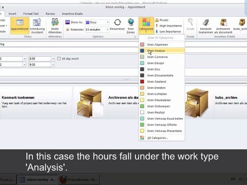 Assigning employees to projects and profiting from monitoring hours with Invantive Vision - Zu- ordnung/weisung Ihrer Mitarbeiter zu Projekten, dabei profitieren Sie von der Überwachung Ihrer Stunden mit Invantive Vision
