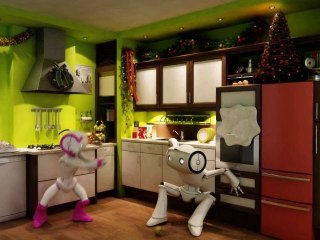 E-Zy and E-Za in the kitchen 1