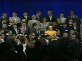 Ambiente  distendido en la tradicional comida de nominados a los Óscar