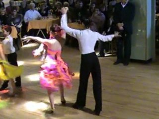 démo danse sportive Ouriel et Enora pour l'association les petits coeurs