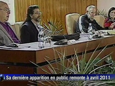 Cuba: Fidel Castro réapparaît en public après 10 mois d'absence
