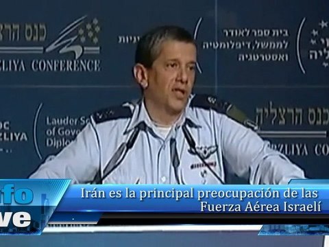 Irán es la principal preocupación de las Fuerza Aérea Israelí