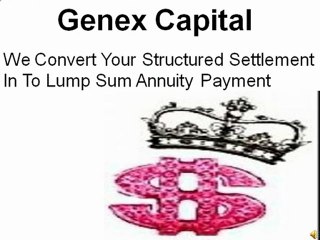Cash for structured settlement
