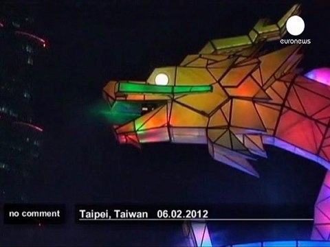 Taiwan celebrates Lantern Festival - no comment