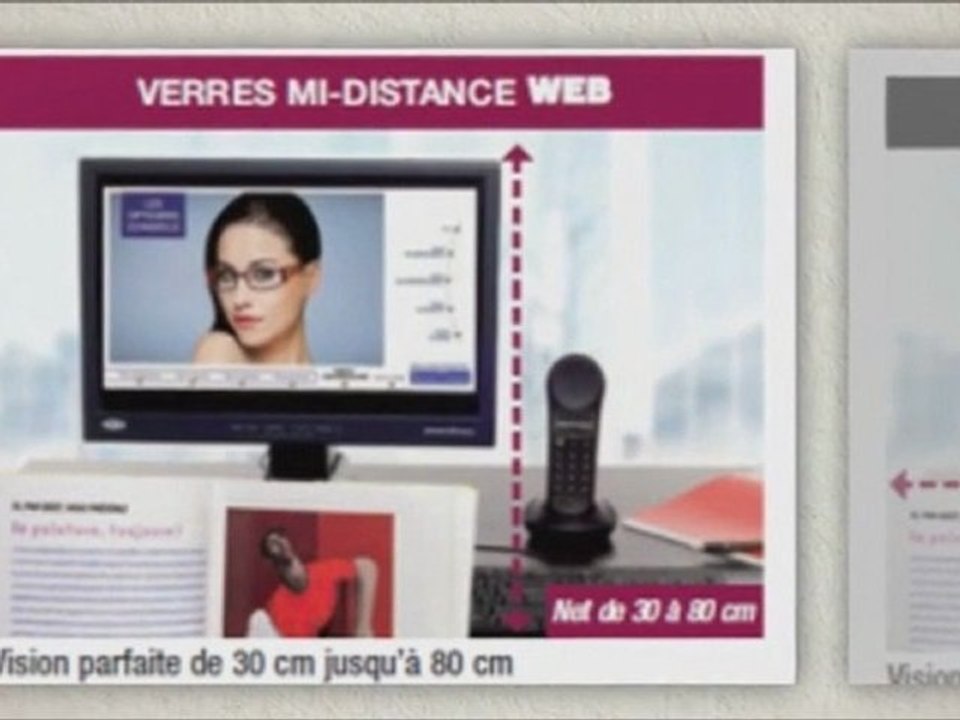 Verres BEO Mi-distance WEB, spécial ordinateur