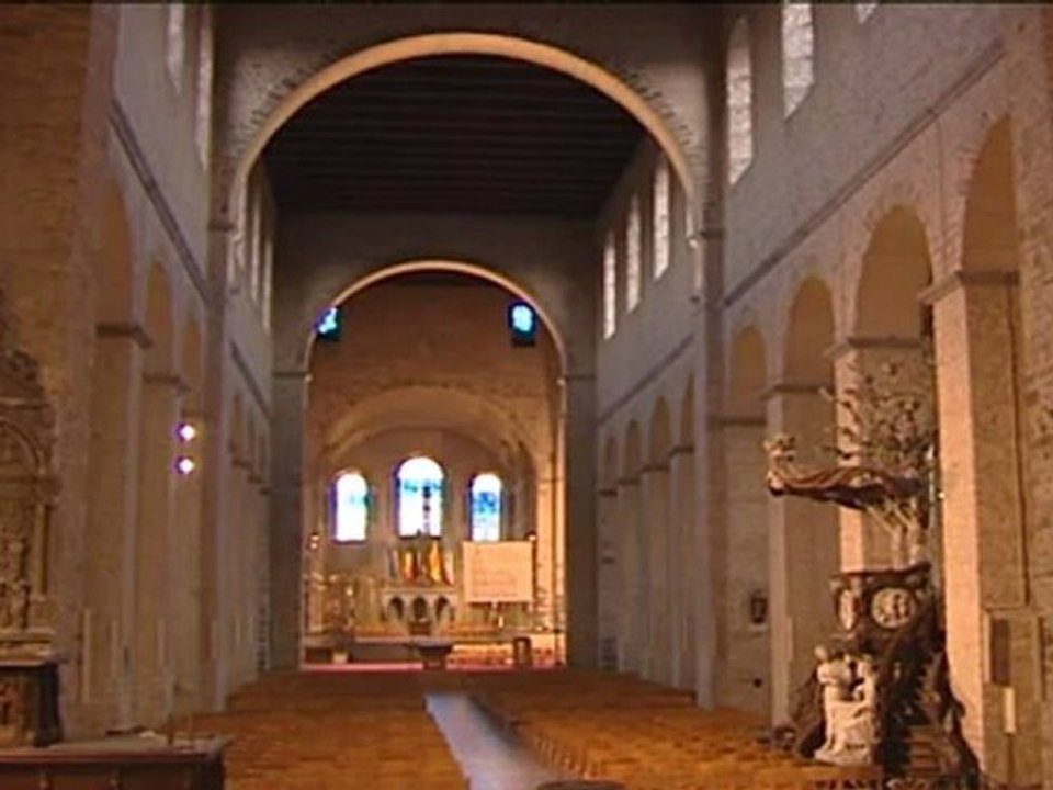 Travaux à la collégiale de Nivelles