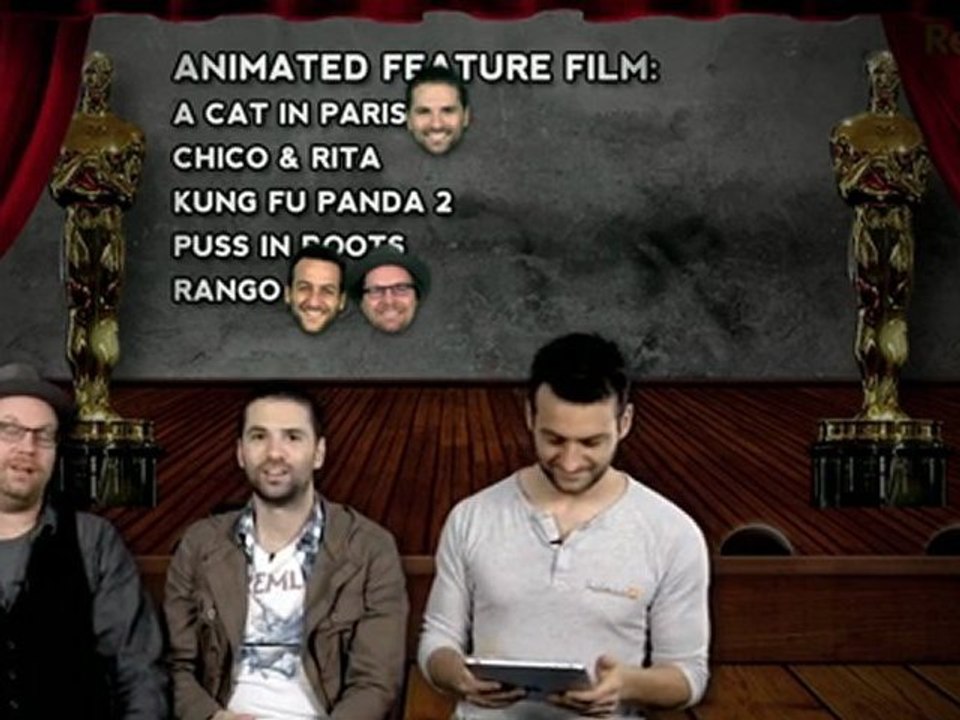 Oscar Wager 2012 - Totally Rad Show - The Totally Rad Show