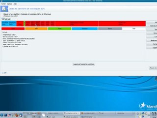 CCM. Centre de Contrôle Mandriva/Mageia. Disques et partitions.