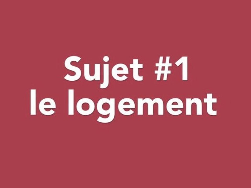 3 min avec Jacky Darne - sujet #1 le logement
