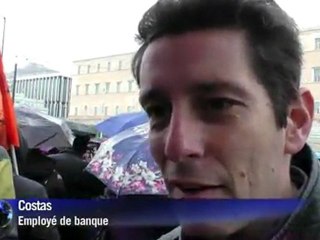 Des milliers de manifestants ont défilé à Athènes, mardi midi